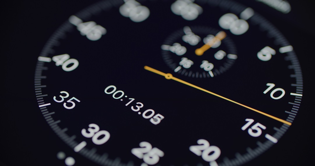 A stopwatch - Time is of the essence in the event of a data breach